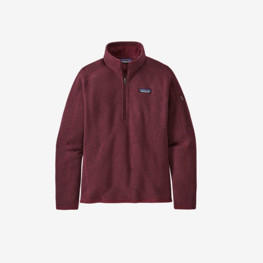 Patagonia Better Sweater 1/4 Zip - maroon/red